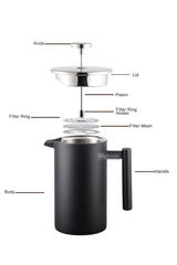 French Press and Coffe cup Set | 13 items included