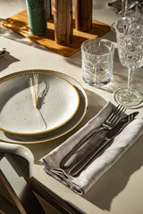 MILKY QUARTZ Tabletop Set | 4 place settings | 24 items included