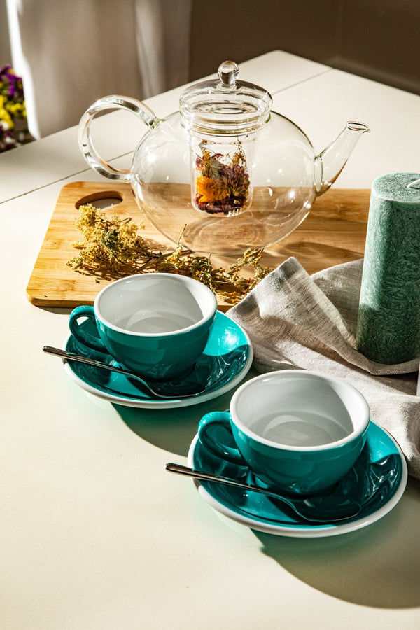 TURQUOISE TOUCH Tea Set | 13 items included