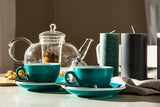 TURQUOISE TOUCH Tea Set | 13 items included