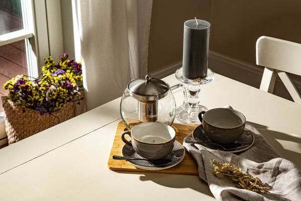 COSY GREY Tea Set | 13 items included