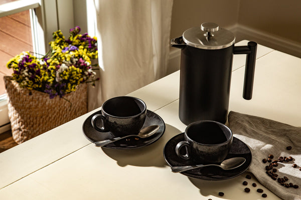 French Press and Coffe cup Set | 13 items included